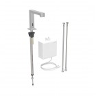 Geberit Piave bateria elektroniczna umywalkowa z mieszaczem zasilanie sieciowe stal 116.172.SN.1
