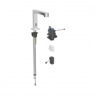 Geberit Piave bateria elektroniczna umywalkowa z mieszaczem termostatycznym zasilanie sieciowe chrom 116.197.21.1