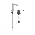 Geberit Piave bateria elektroniczna umywalkowa z mieszaczem termostatycznym zasilanie sieciowe stal 116.197.SN.1