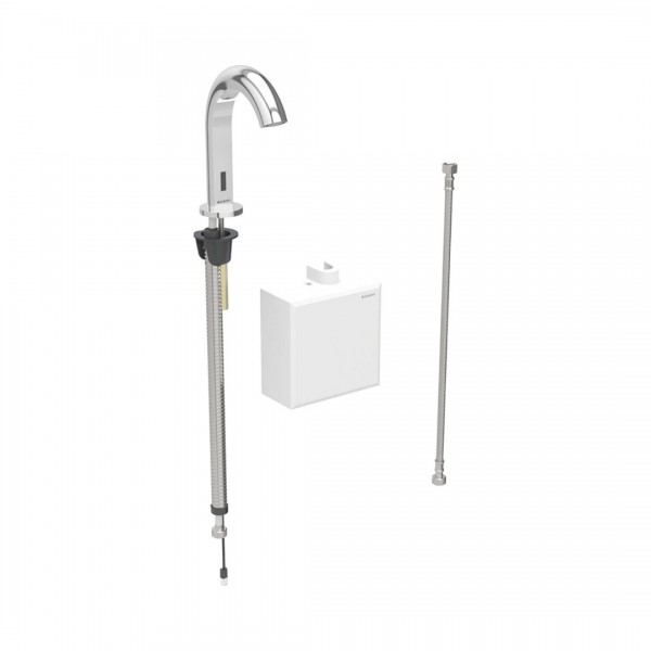 Geberit Piave bateria elektroniczna umywalkowa do wody zmieszanej zasilanie bateryjne chrom 116.163.21.1