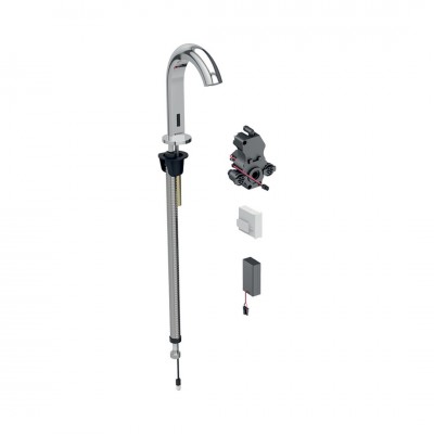Geberit Piave bateria elektroniczna umywalkowa do wody zmieszanej bateryjne sieciowe chrom 116.183.21.1