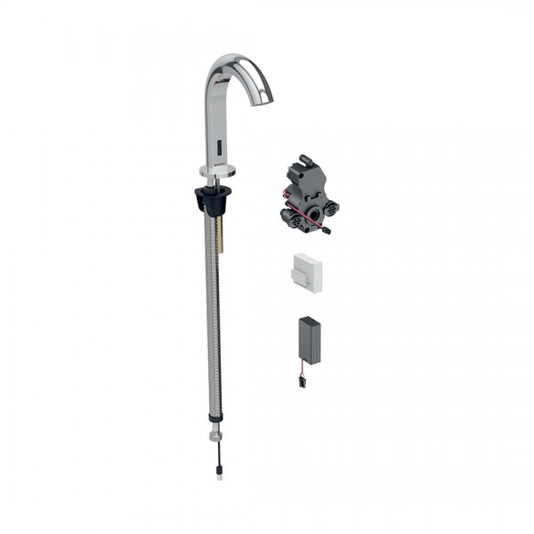 Geberit Piave bateria elektroniczna umywalkowa do wody zmieszanej bateryjne sieciowe chrom 116.183.21.1