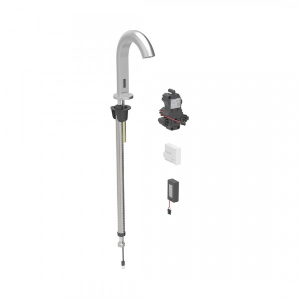Geberit Piave bateria elektroniczna umywalkowa do wody zmieszanej bateryjne sieciowe stal 116.183.SN.1