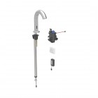Geberit Piave bateria elektroniczna umywalkowa z mieszaczem termostatycznym bateryjne sieciowe stal 116.188.SN.1