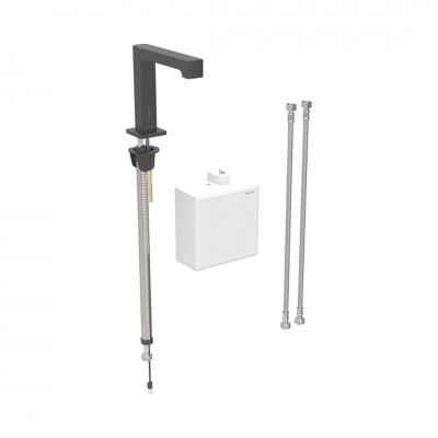 Geberit Piave bateria elektroniczna umywalkowa z mieszaczem zasilanie bateryjne czarny mat 116.174.14.1