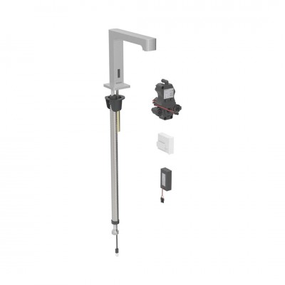 Geberit Brenta bateria elektroniczna umywalkowa do wody zmieszanej zasilanie bateryjne stal 116.193.SN.1