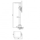 Kohlman Nexen bateria wannowa wolnostojąca QF1165U