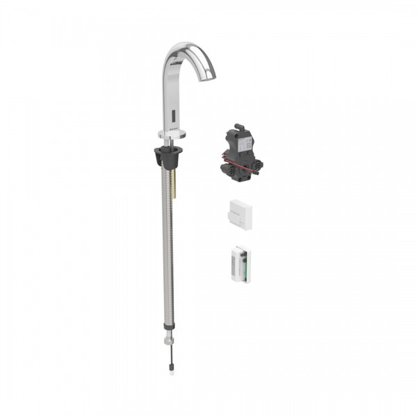 Geberit Piave bateria elektroniczna umywalkowa z mieszaczem zasilanie generatorowe chrom 116.186.21.1