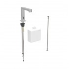 Geberit Brenta bateria elektroniczna umywalkowa do wody zmieszanej zasilanie generatorowe stal 116.175.SN.1