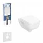 Geberit Duofix Selnova Square zestaw WC podtynkowy 5w1 biały połysk 76211