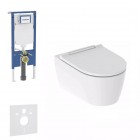Geberit Duofix Slim One zestaw WC podtynkowy 5w1 biały połysk KeraTect 76215