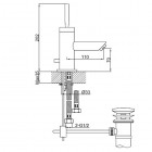 Kohlman Maxima bateria umywalkowa stojąca QB100M