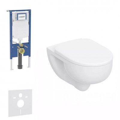 Geberit Duofix Slim Selnova zestaw WC podtynkowy 5w1 biały połysk 76223 Geberit Duofix Slim Selnova zestaw WC podtynkowy 5w1 biały połysk 76223