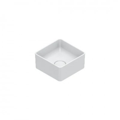 Catalano Zero umywalka nablatowa 25x25 cm kwadratowa biały mat 0122250021