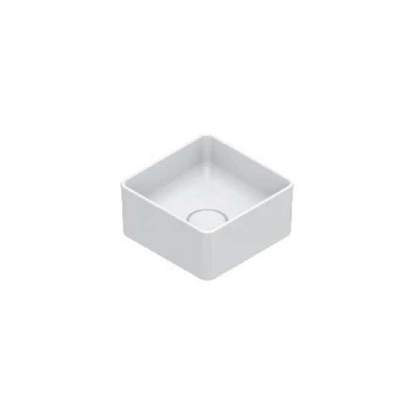 Catalano Zero umywalka nablatowa 25x25 cm kwadratowa biały mat 0122250021