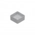 Catalano Zero umywalka nablatowa 25x25 cm kwadratowa szary mat 0122250023