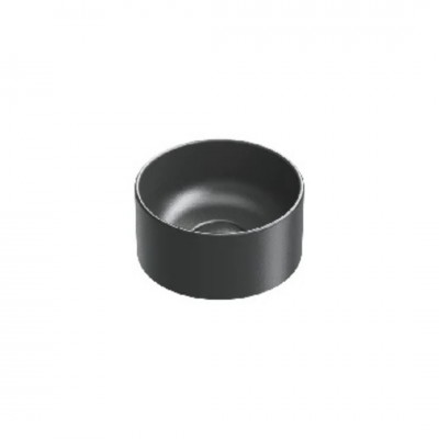 Catalano Zero umywalka nablatowa okrągła 25 cm czarny mat 0123250022