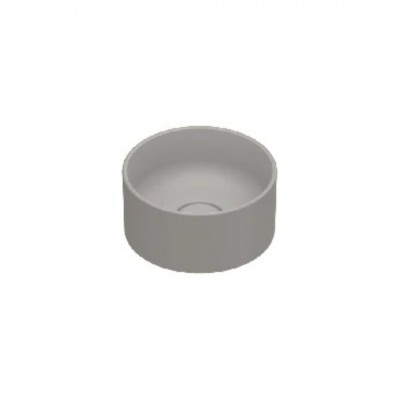 Catalano Zero umywalka nablatowa okrągła 25 cm tortora mat 0123250032