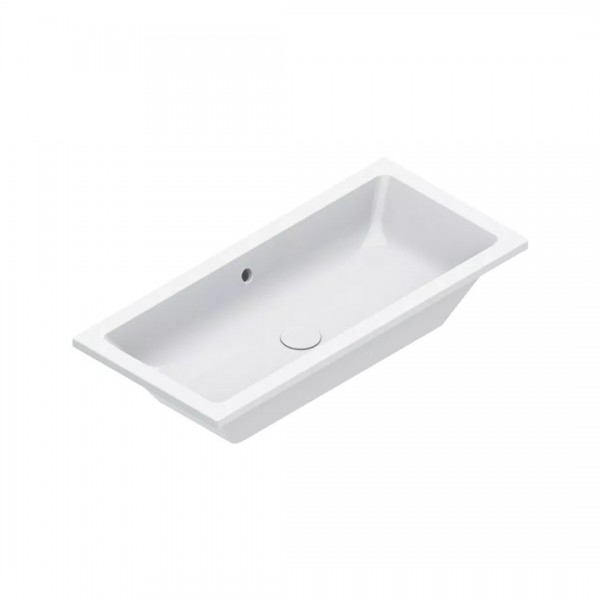 Catalano Zero umywalka podblatowa 80x37 cm prostokątna biały mat 0124810021