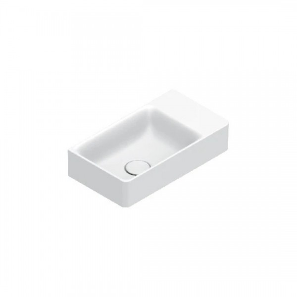 Catalano Elice umywalka 45x25 cm prostokątna lewa biały mat 0420490021