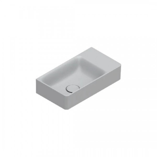 Catalano Elice umywalka 45x25 cm prostokątna lewa szary mat 0420490023