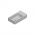 Catalano Elice umywalka 45x25 cm prostokątna lewa szary mat 0420490023