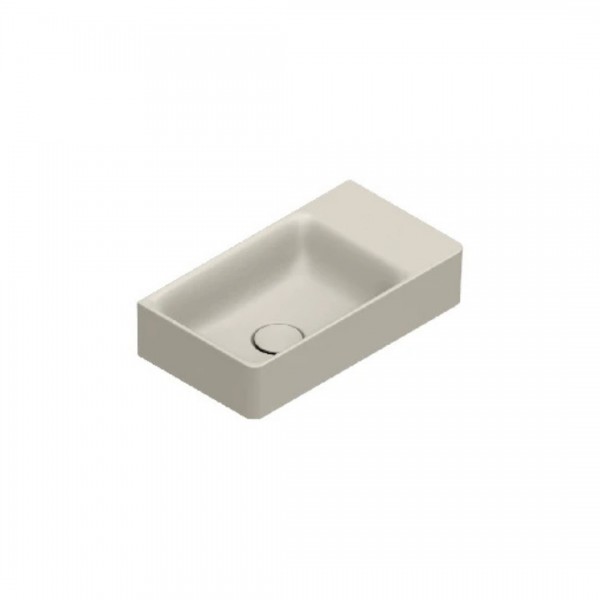 Catalano Elice umywalka 45x25 cm prostokątna lewa sabbia mat 0420490029