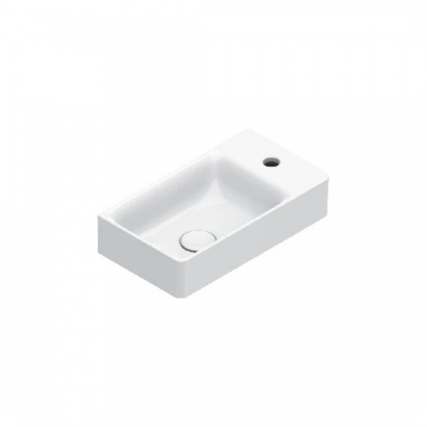 Catalano Elice umywalka 45x25 cm prostokątna lewa biała 0420491001