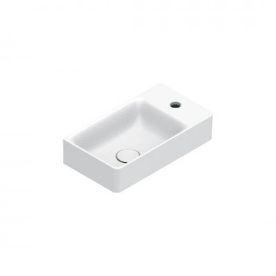 Catalano Elice umywalka 45x25 cm prostokątna lewa biały mat 0420491021