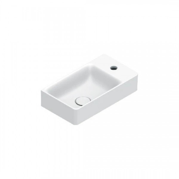 Catalano Elice umywalka 45x25 cm prostokątna lewa biały mat 0420491021