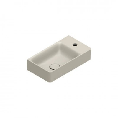Catalano Elice umywalka 45x25 cm prostokątna lewa sabbia mat 0420491029