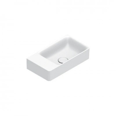 Catalano Elice umywalka 45x25 cm prostokątna prawa biały mat 0420480021