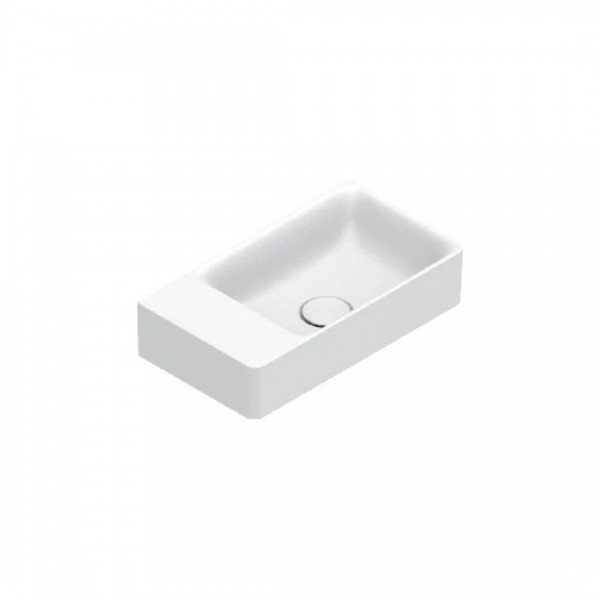 Catalano Elice umywalka 45x25 cm prostokątna prawa biały mat 0420480021