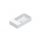 Catalano Elice umywalka 45x25 cm prostokątna prawa biały mat 0420480021