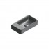 Catalano Elice umywalka 45x25 cm prostokątna prawa czarny mat 0420480022