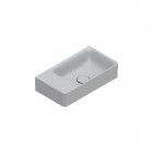 Catalano Elice umywalka 45x25 cm prostokątna prawa szary mat 0420480023