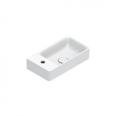 Catalano Elice umywalka 45x25 cm prostokątna prawa biały mat 0420481021