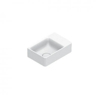 Catalano Elice umywalka 35x23 cm prostokątna lewa biały mat 0420390021