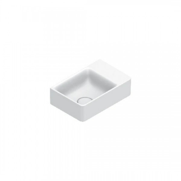 Catalano Elice umywalka 35x23 cm prostokątna lewa biały mat 0420390021