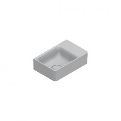 Catalano Elice umywalka 35x23 cm prostokątna lewa szary mat 0420390023