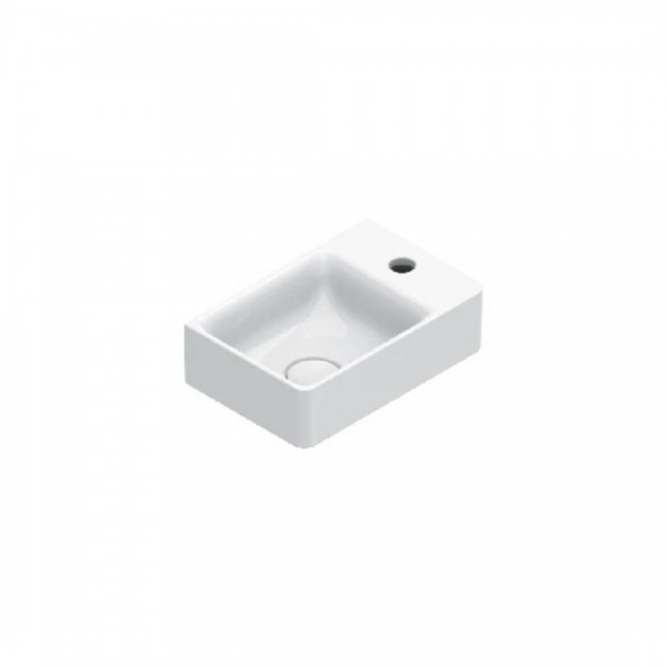 Catalano Elice umywalka 35x23 cm prostokątna lewa biała 0420391001