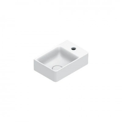 Catalano Elice umywalka 35x23 cm prostokątna lewa biały mat 0420391021