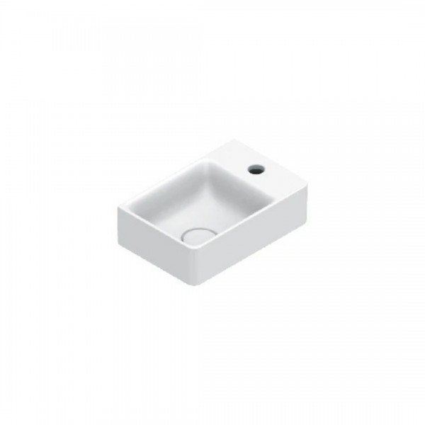 Catalano Elice umywalka 35x23 cm prostokątna lewa biały mat 0420391021