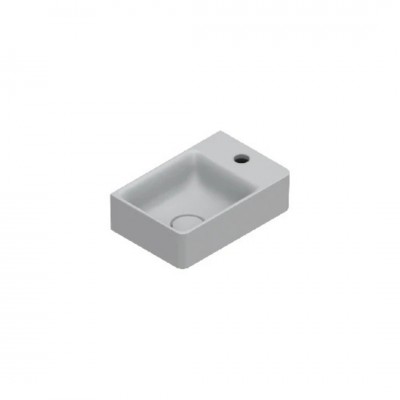 Catalano Elice umywalka 35x23 cm prostokątna lewa szary mat 0420391023
