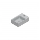 Catalano Elice umywalka 35x23 cm prostokątna lewa szary mat 0420391023