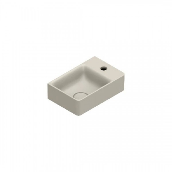Catalano Elice umywalka 35x23 cm prostokątna lewa sabbia mat 0420391029