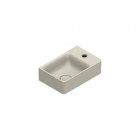 Catalano Elice umywalka 35x23 cm prostokątna lewa sabbia mat 0420391029