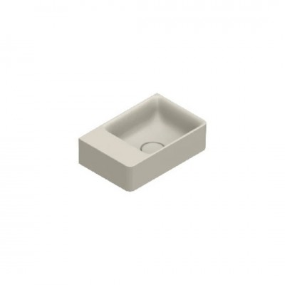 Catalano Elice umywalka 35x23 cm prostokątna prawa sabbia mat 0420380029