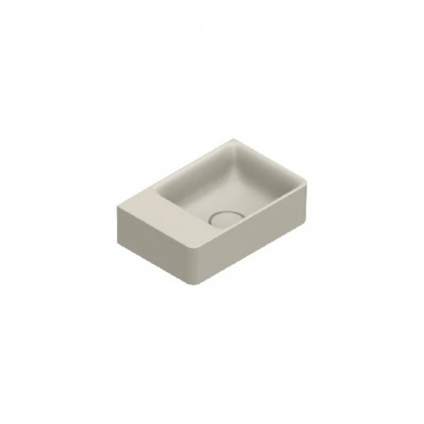 Catalano Elice umywalka 35x23 cm prostokątna prawa sabbia mat 0420380029