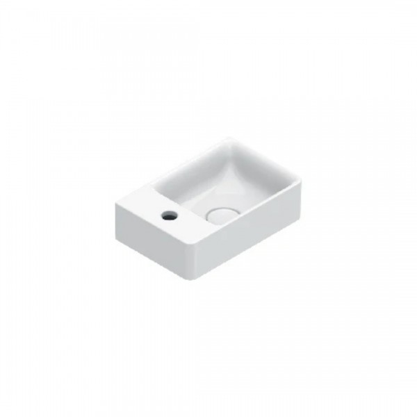 Catalano Elice umywalka 35x23 cm prostokątna prawa biała 0420381001